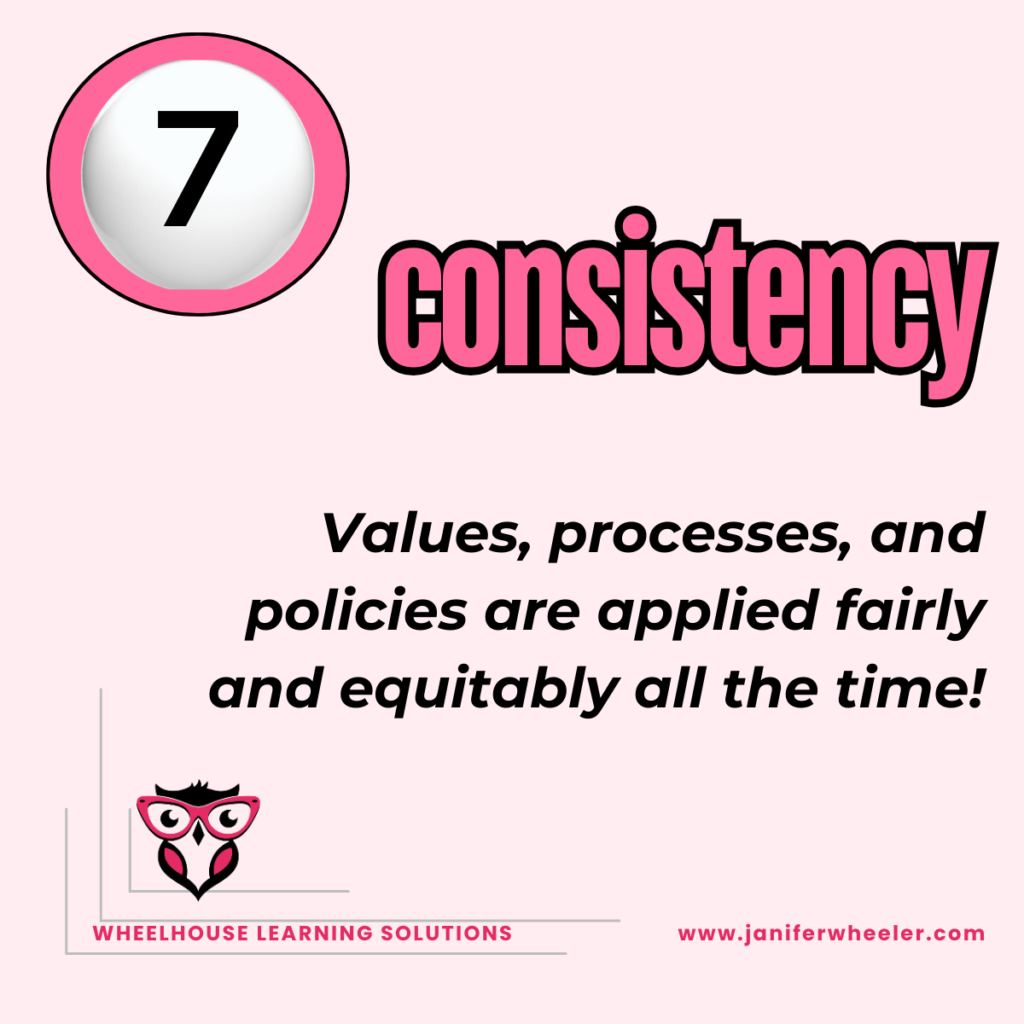 7 consistency